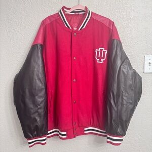 Vintage Indiana Hoosiers Varsity Jacket Steve & Barry’s Wool Men’s XXL